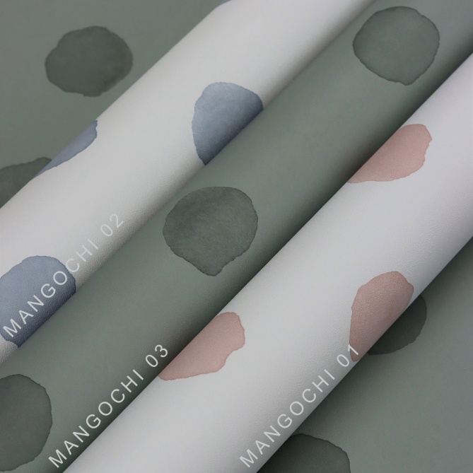 Papel Pintado Lunares acuarela - MANGOCHI 03 | MURAKE - 991843