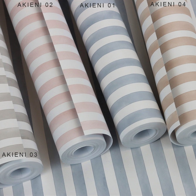 Papel Pintado Rayas finas desiguales - AKIENI 01 | MURAKE - 991881
