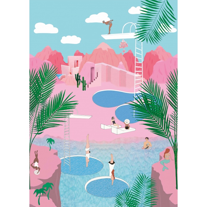 Mural Vacaciones verano - USZAS 01 | MURAKE - 991921