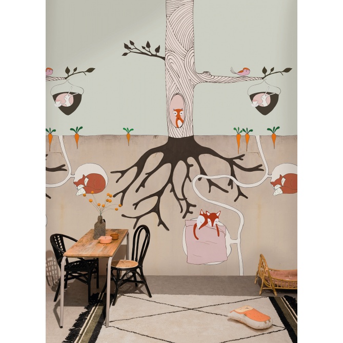 Mural Árbol y raíces - SACHA  | MURAKE - 991955