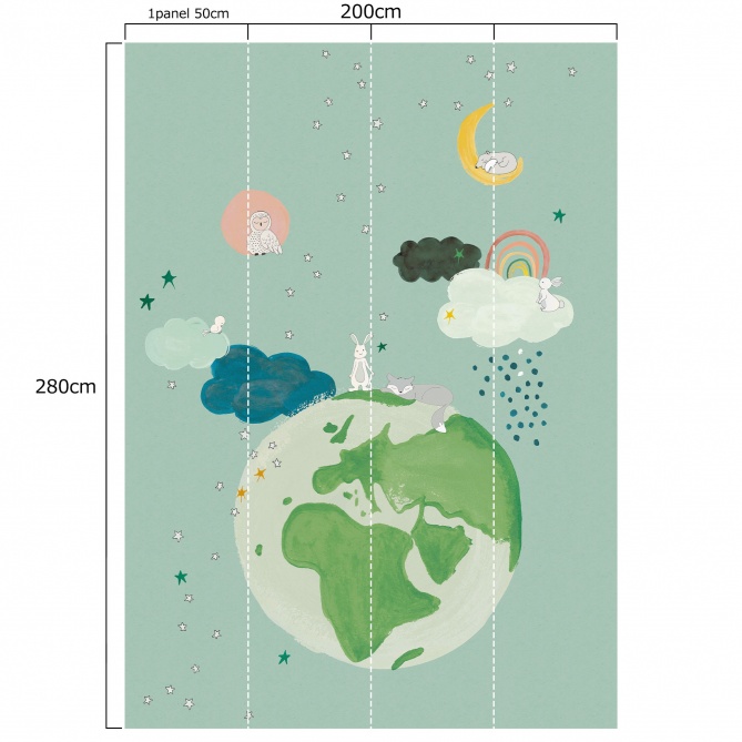 Mural Planeta - NISQA 01 | MURAKE - 991941