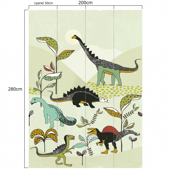 Mural Dinosaurios - KUNA  | MURAKE - 991957