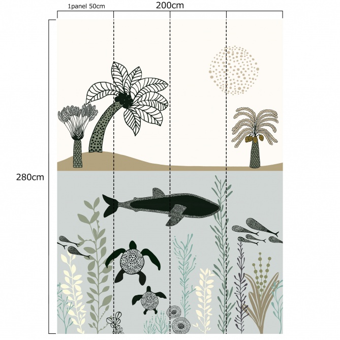 Mural Mar y Tierra - PANPA 01 | MURAKE - 991945