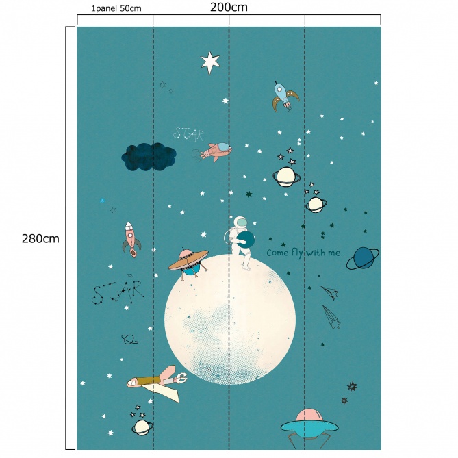 Mural Sistema solar - BOLYGO 02 | MURAKE - 991932