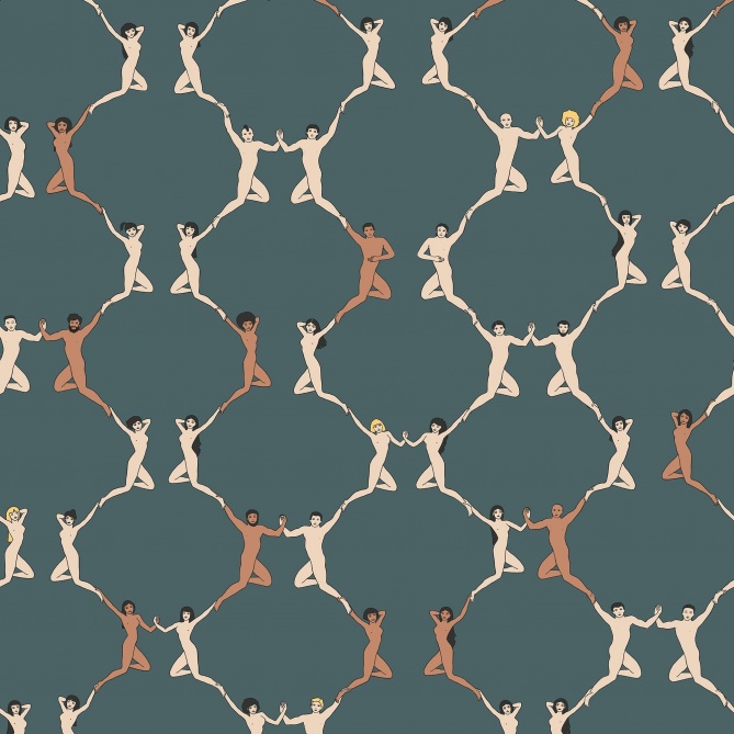 Papel Pintado Cuerpos - OSOBY 03 | MURAKE - 11203