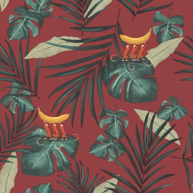 Papel Pintado Hojas tropicales - KALNE 04 | MURAKE - 11224