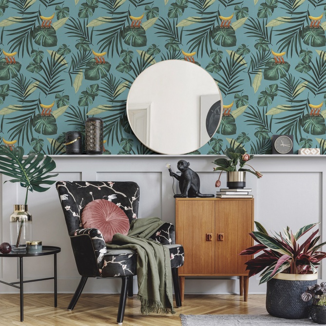 Papel Pintado Hojas tropicales - KALNE 01 | MURAKE - 11221