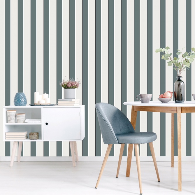 Papel Pintado Rayas bicolor - PASKI 03 | MURAKE - 11293