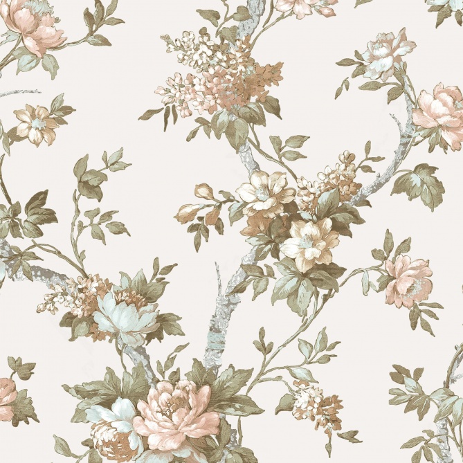 Papel Pintado Zarcillo floral - ORMEA 01 | MURAKE - 87701