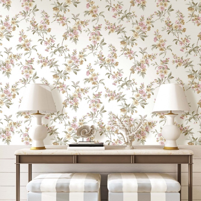 Papel Pintado Enredadera Flores - PALENA 01 | MURAKE - 87721