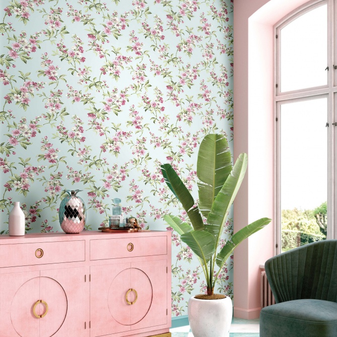 Papel Pintado Enredadera Flores - PALENA 03 | MURAKE - 87723