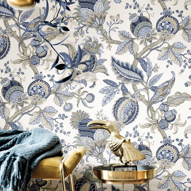 Papel Pintado Bordado jacobino - VERNOLE 03 | MURAKE - 877813