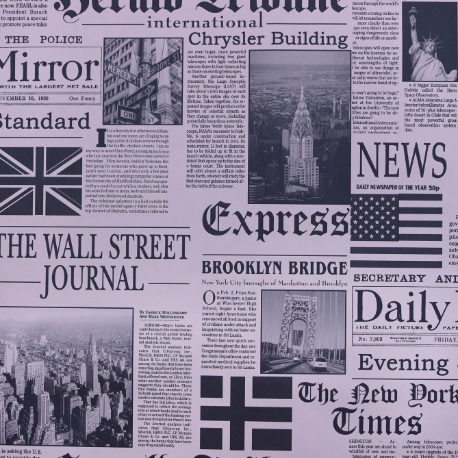 Papel Pintado Recortes periódicos - GAZETE  | MURAKE - 779122