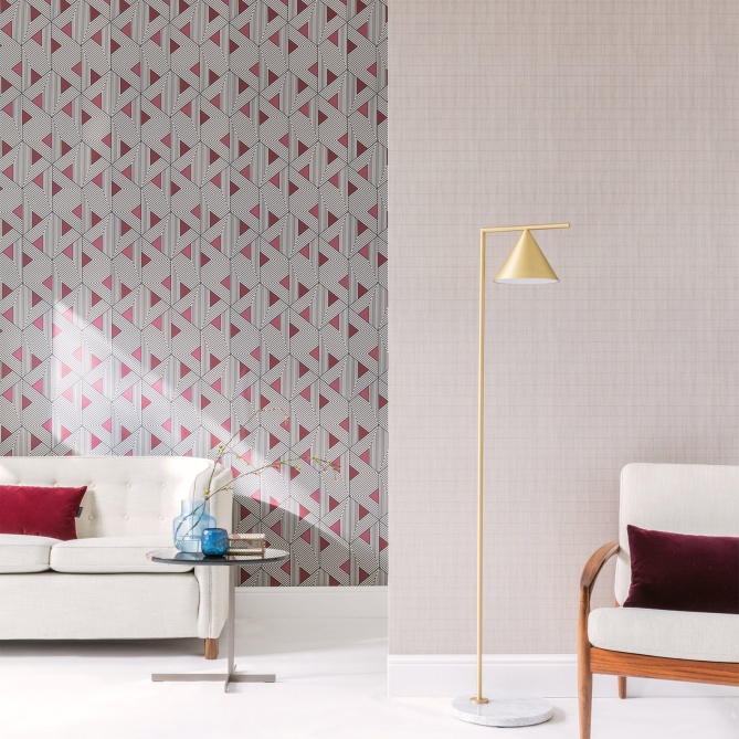 Papel Pintado Triángulos geométricos - ENTAIRE 05 | MURAKE - 37785