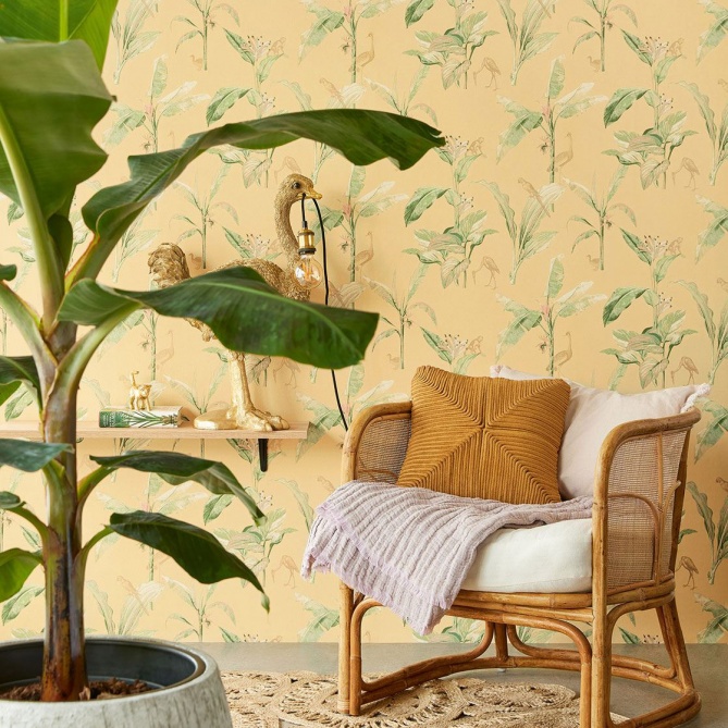 Papel Pintado Plantas exóticas - BUCRAA 04 | MURAKE - 37744