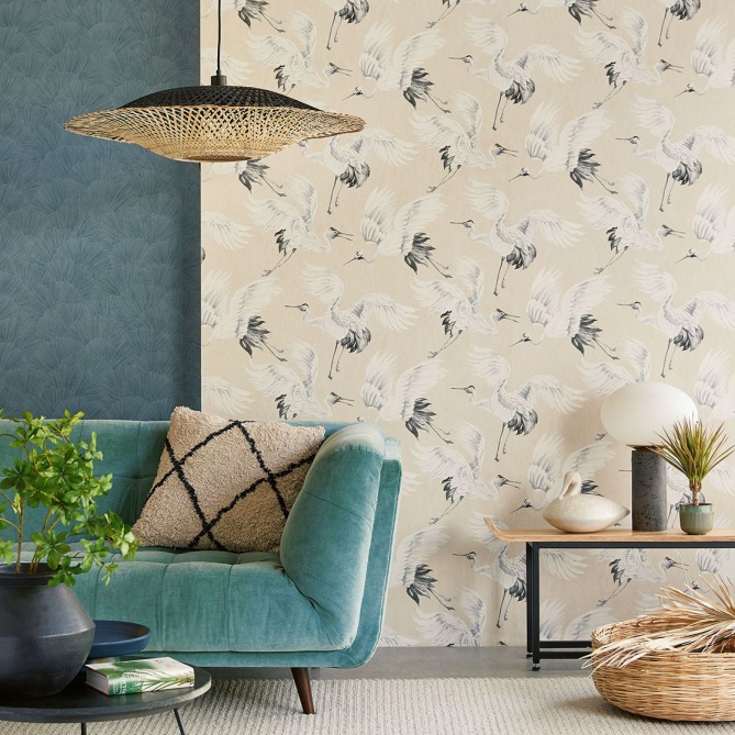 Papel Pintado Garzas - GÜERA 01 | MURAKE - 37751