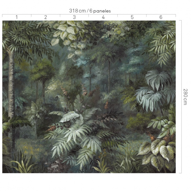 Mural Paisaje exótico - LEM  | MURAKE - 37762