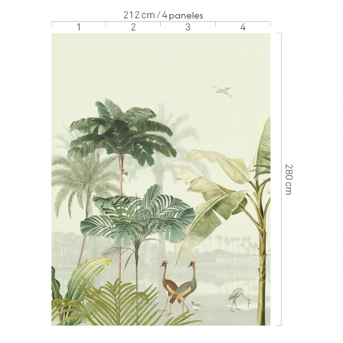 Mural Palmeras exóticas - AHMED 03 | MURAKE - 37768