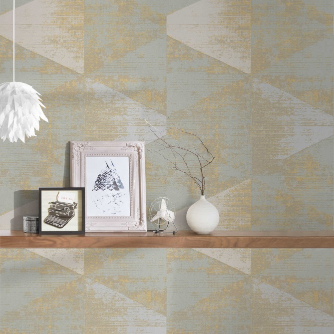 Papel Pintado Triángulos grandes - GENILAC 01 | MURAKE - 878241