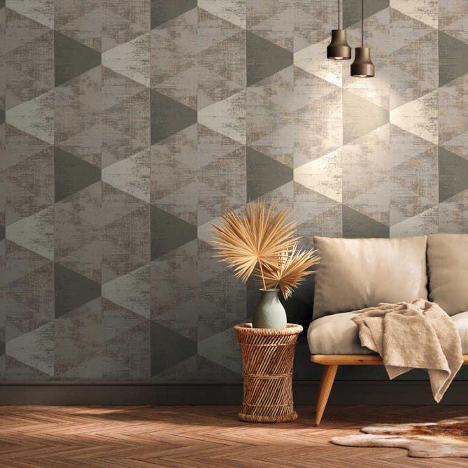 Papel Pintado Triángulos grandes - GENILAC 05 | MURAKE - 878245