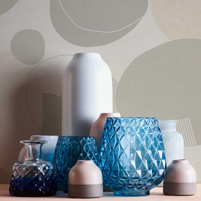 Papel Pintado Círculos desiguales - REGNY 04 | MURAKE - 878294