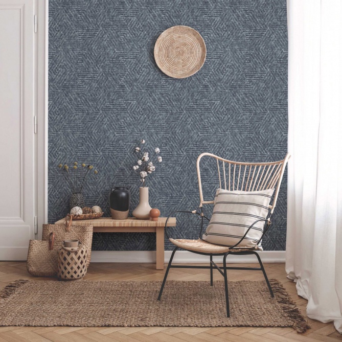 Papel Pintado Geométrico desgastado - GEOMT 01 | MURAKE - 11346