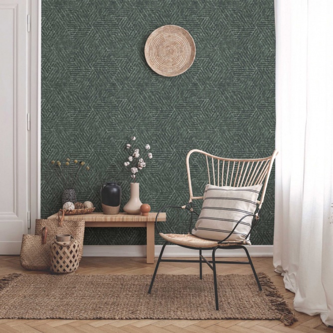 Papel Pintado Geométrico desgastado - GEOMT 02 | MURAKE - 11347