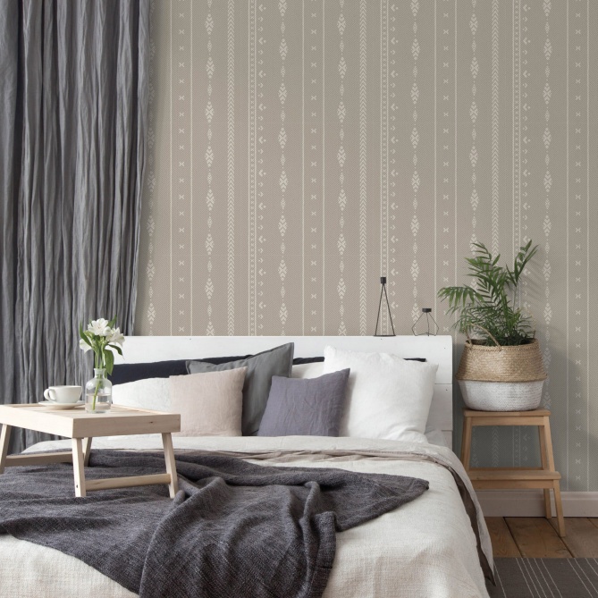 Papel Pintado Rayas étnicas - JALETNIK 02 | MURAKE - 11372