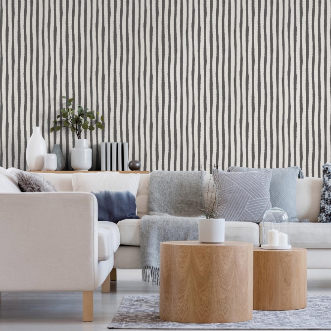 Papel Pintado Rayas en onda - ROTABE 01 | MURAKE - 11461