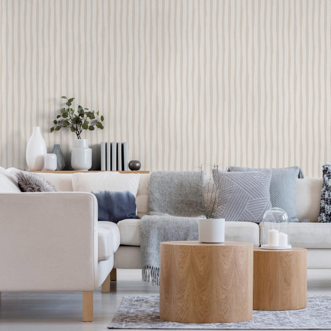Papel Pintado Rayas en onda - ROTABE 03 | MURAKE - 11463