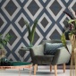 Papel Pintado Rombos étnicos - BELAH 02 | MURAKE - 11472