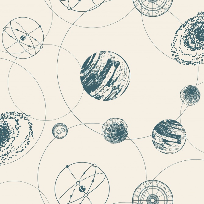 Papel Pintado Galaxia - JANETI 01 | MURAKE - 85306