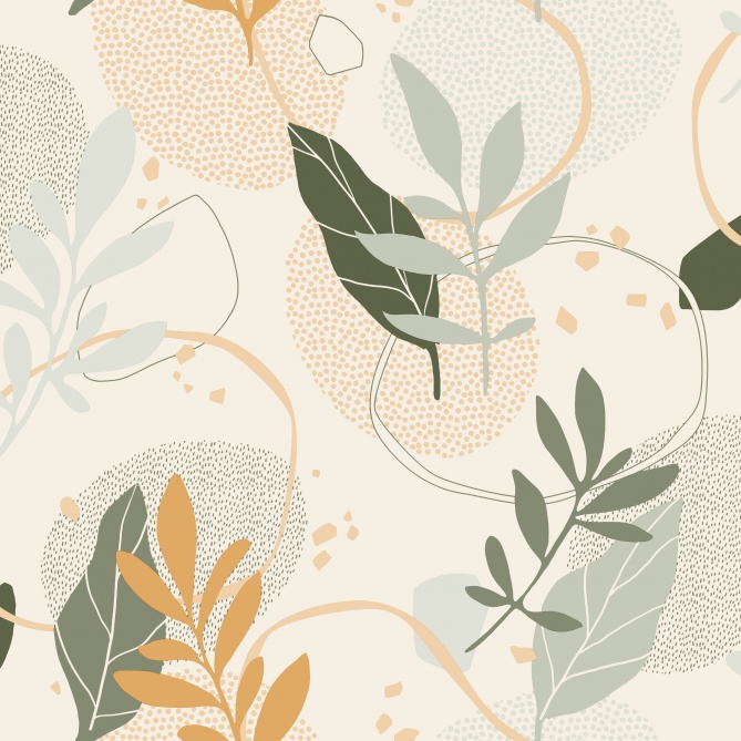 Papel Pintado Vegetal colorido - FOLJI 03 | MURAKE - 85323