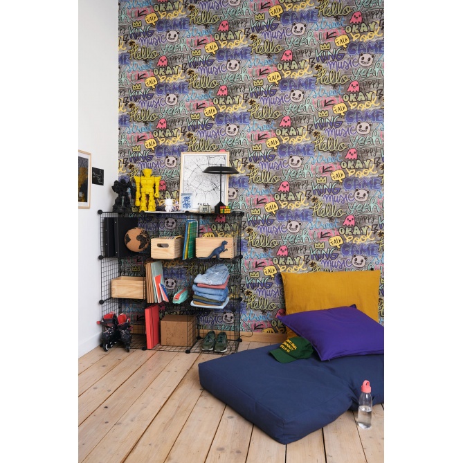 Papel Pintado Graffiti Artístico - JEDHA 01 | MURAKE - 85361