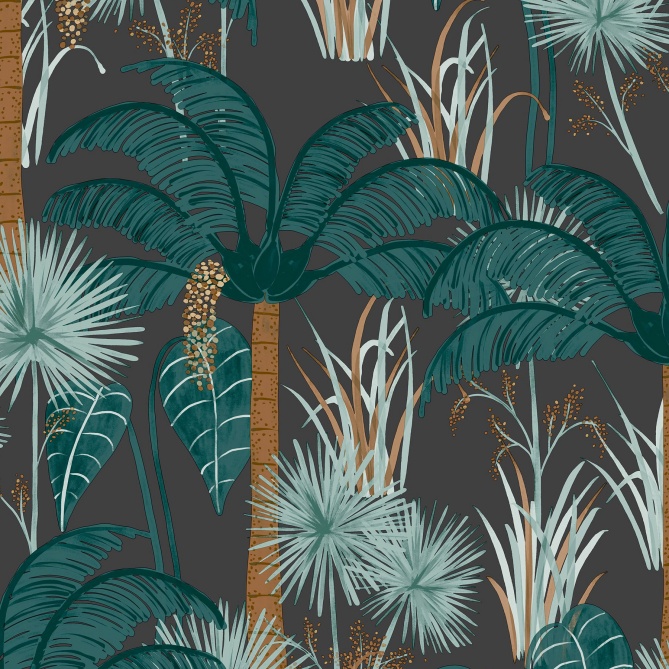 Papel Pintado Naturaleza tropical - HARKA 01 | MURAKE - 85411