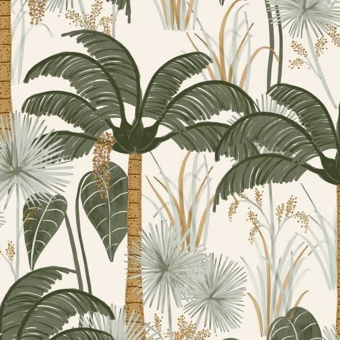 Papel Pintado Naturaleza tropical - HARKA 02 | MURAKE - 85412