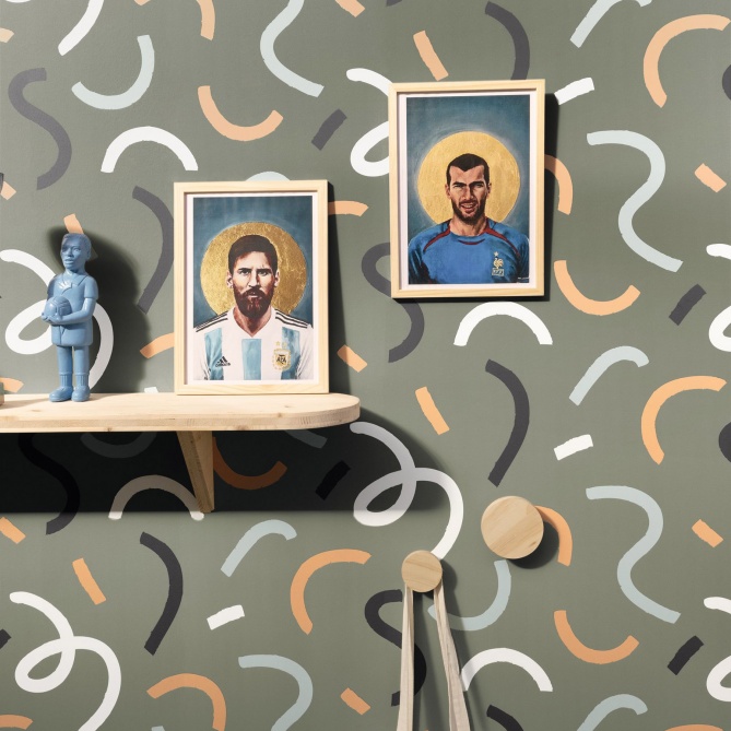 Papel Pintado Semicírculos confetti - CRIEKI 02 | MURAKE - 85422