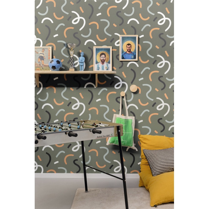 Papel Pintado Semicírculos confetti - CRIEKI 02 | MURAKE - 85422