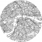 Sticker Mapa Londres - LONDRES  | MURAKE - 85441