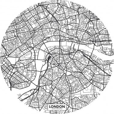Sticker Mapa Londres - LONDRES  | MURAKE - 85441