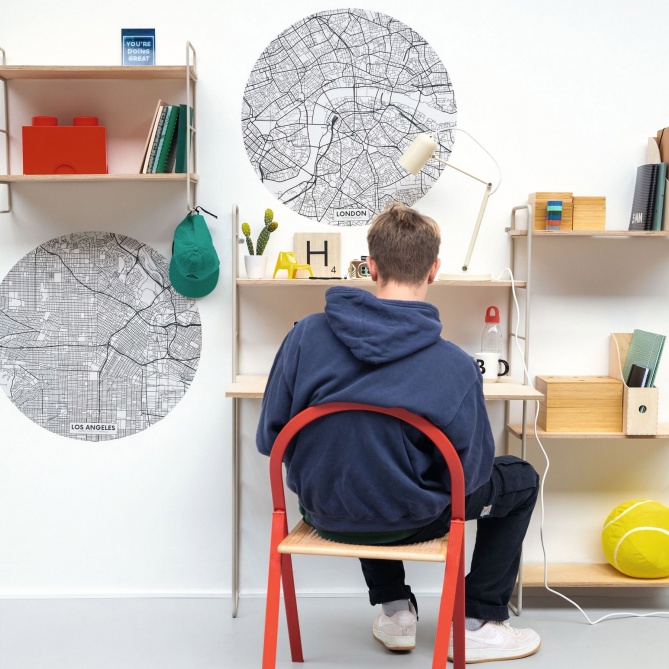 Sticker Mapa Londres - LONDRES  | MURAKE - 85441