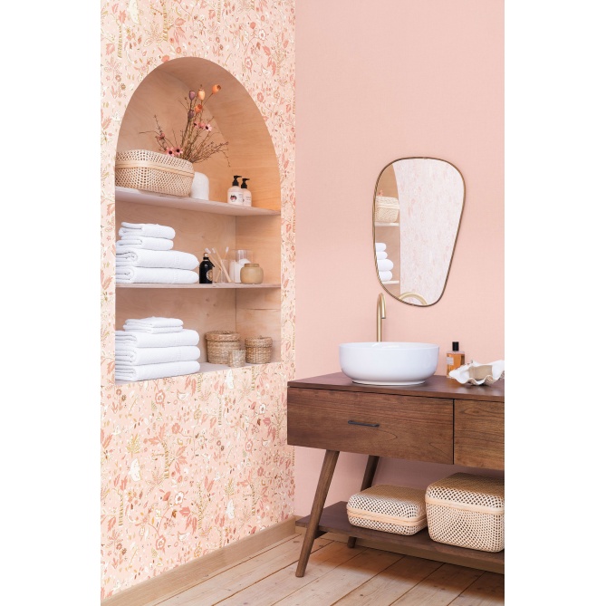 Papel Pintado Flores y pájaros - BULLES 02 | MURAKE - 85132