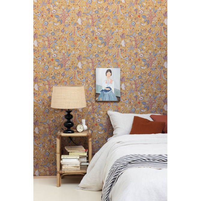 Papel Pintado Flores y pájaros - BULLES 01 | MURAKE - 85131