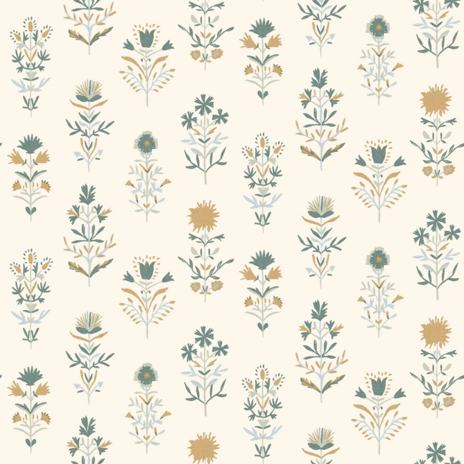 Papel Pintado Flores bohemias - LOUIS 05 | MURAKE - 85155