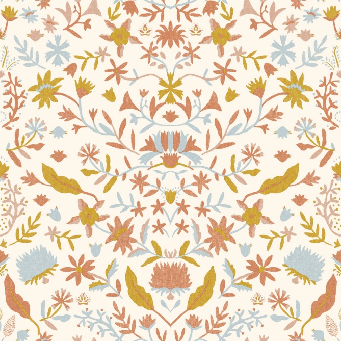 Papel Pintado Floral folk - MOULE 01 | MURAKE - 85171