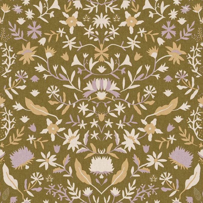 Papel Pintado Floral folk - MOULE 02 | MURAKE - 85172