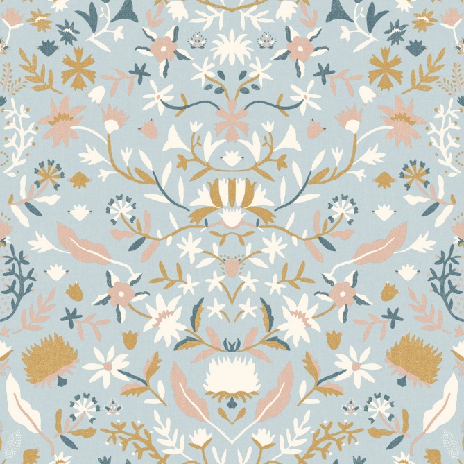 Papel Pintado Floral folk - MOULE 03 | MURAKE - 85173