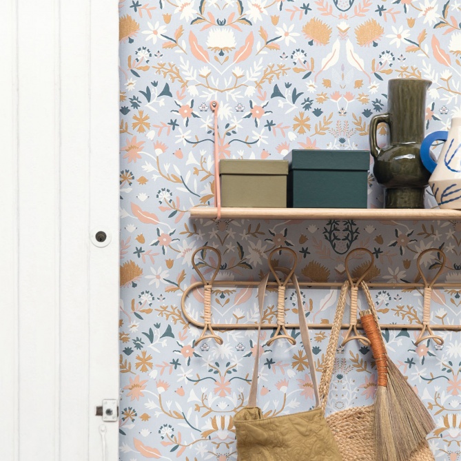 Papel Pintado Floral folk - MOULE 03 | MURAKE - 85173