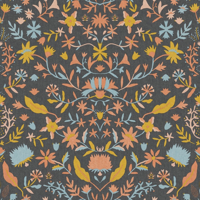 Papel Pintado Floral folk - MOULE 05 | MURAKE - 85175