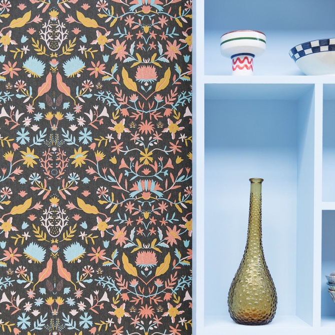 Papel Pintado Floral folk - MOULE 05 | MURAKE - 85175